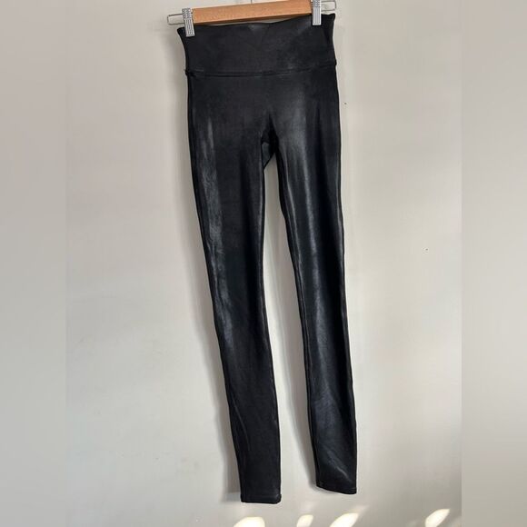 Spanx By Sara Blakely Faux Leather High Waisted Leggings - Picture 5 of 12